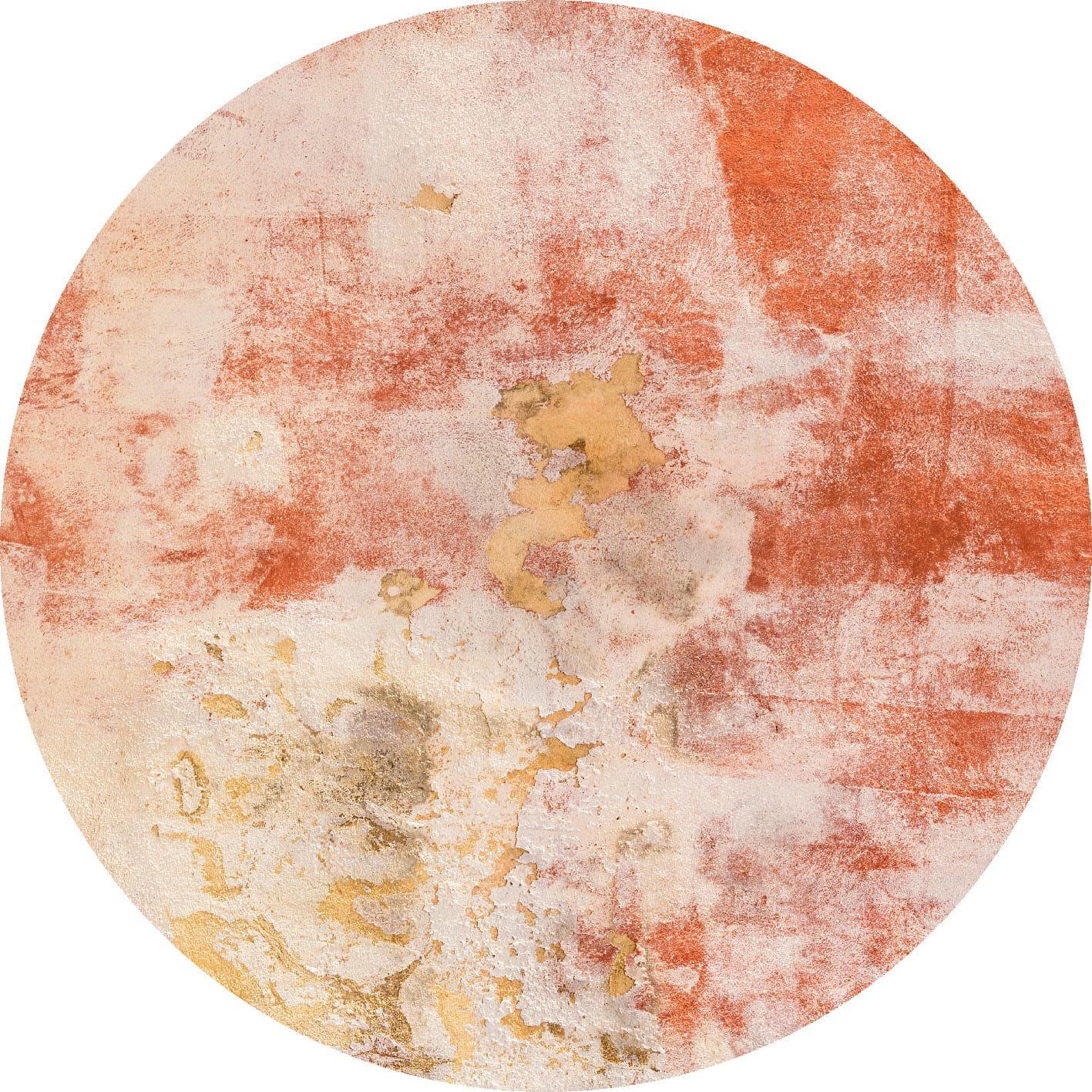 Rund matta - Periana (rosa/multi) (Storlek: Ø 160 cm)