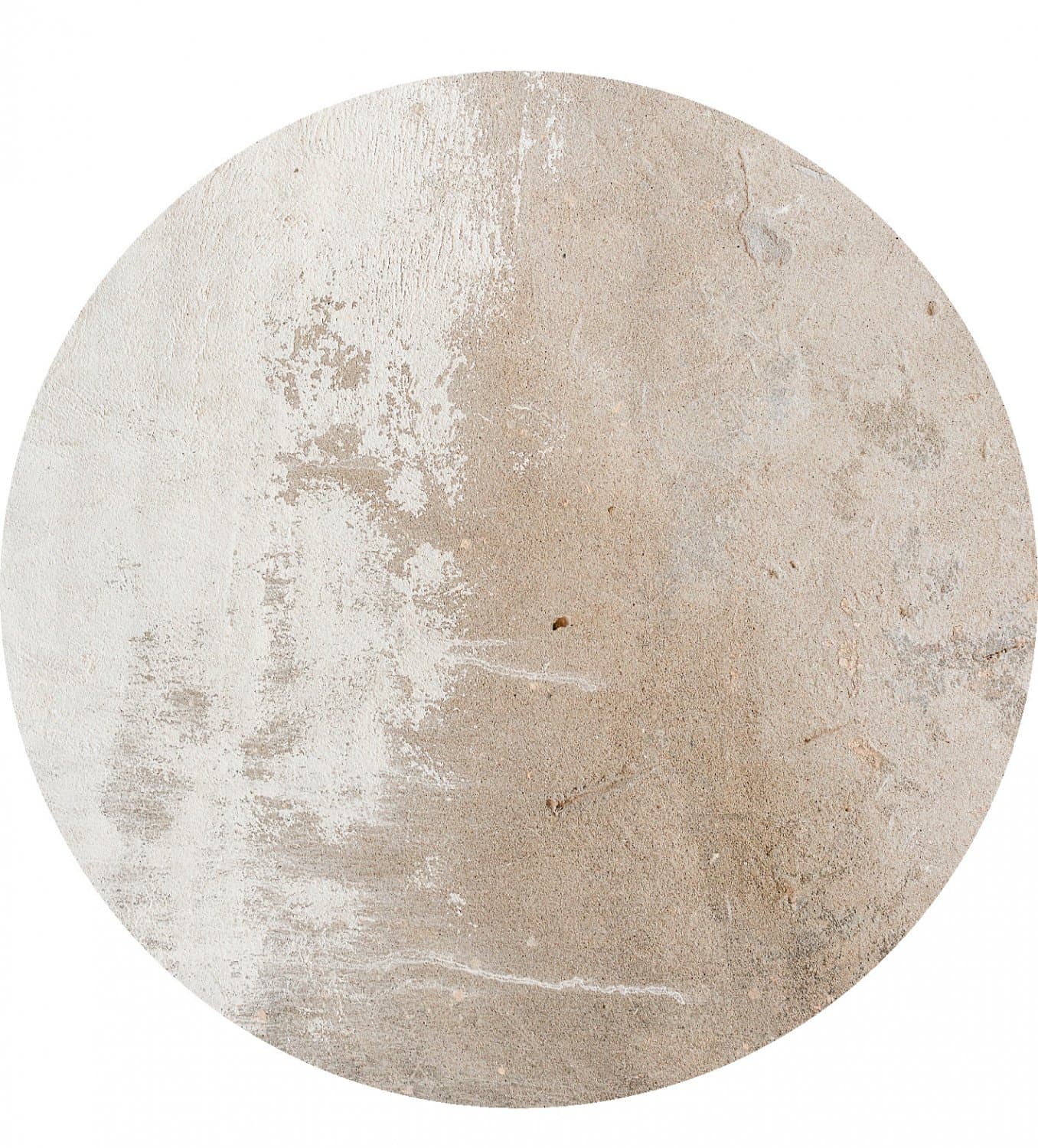 Rund matta - Bornos (grå/beige) (Storlek: Ø 240 cm)
