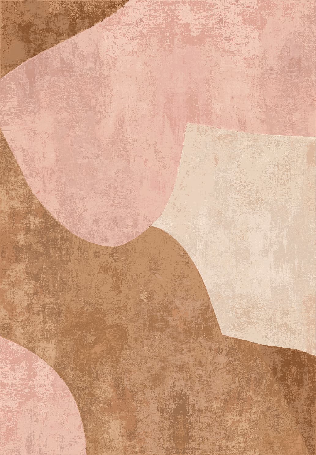 Wiltonmatta - Lazio (beige/rosa) (Storlek: 80 x 150 cm)