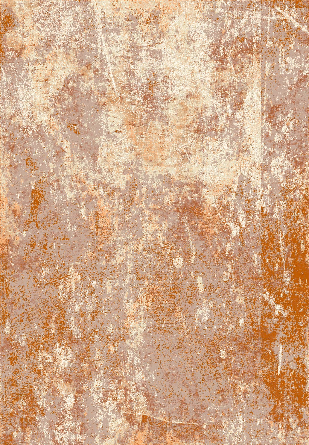 Wiltonmatta - Pavoa (orange) (Storlek: 200 x 280 cm)