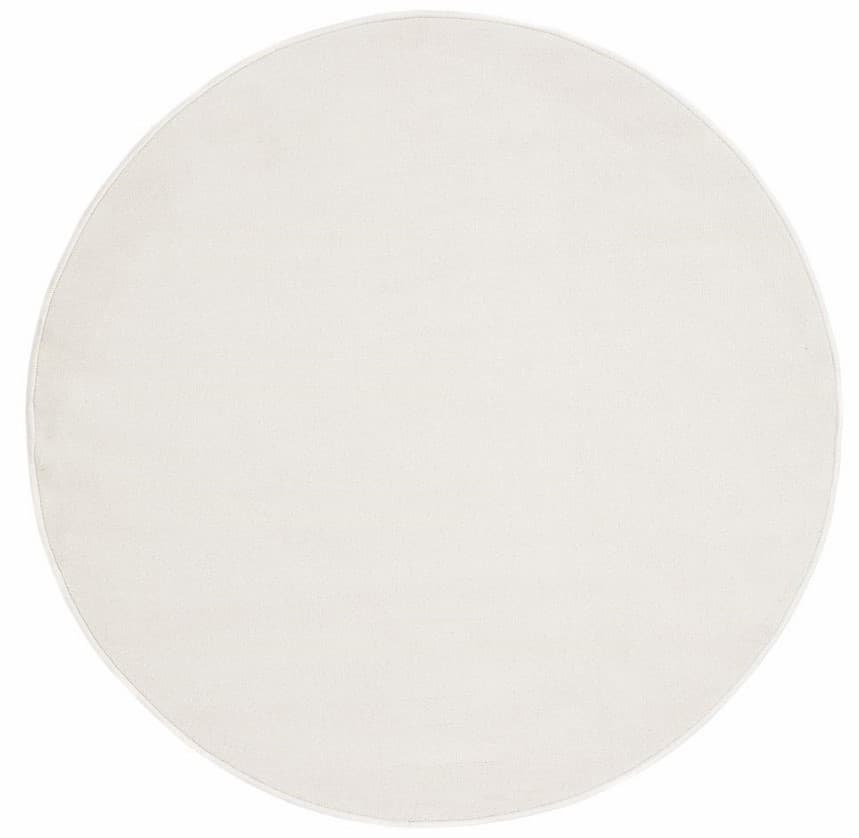 Rund matta - Sunayama (vit) (Storlek: Ø 80 cm)