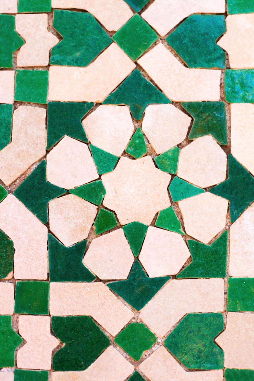 Wiltonmatta - Chia (grön/beige) (Storlek: 160 x 230 cm)