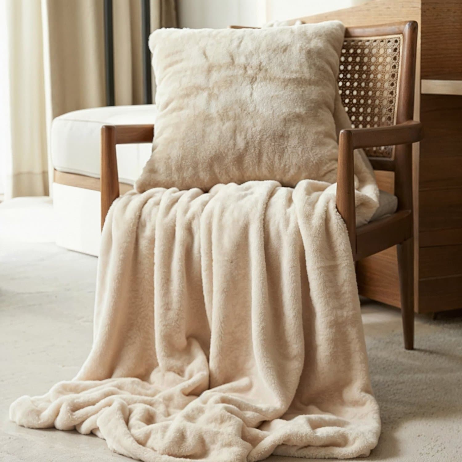 Filtar - Aranga Super Soft Throw (beige) (Storlek: 130 x 170 cm)
