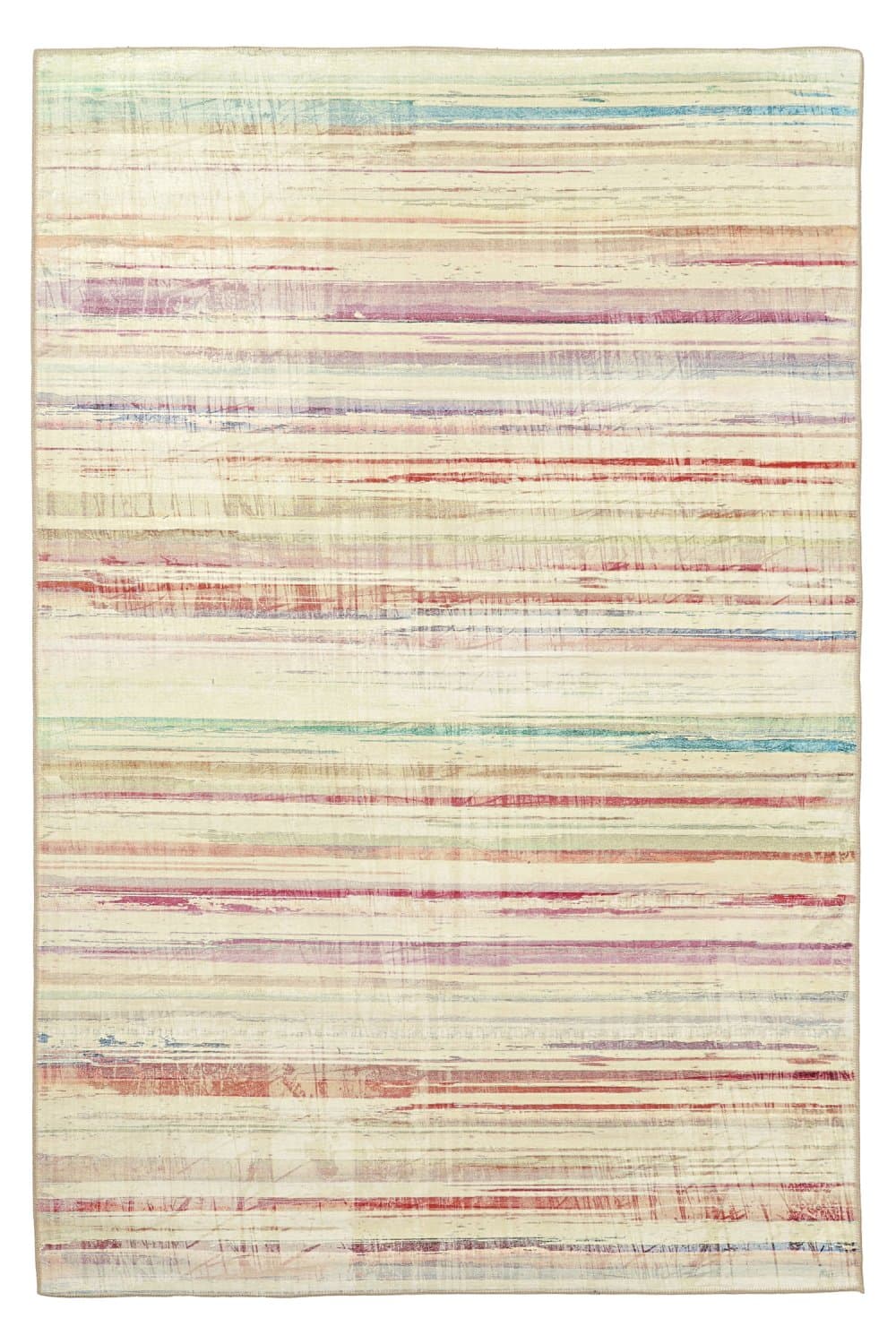 Flatvävd matta - Delara (beige/multi) (Storlek: 190 x 280 cm)