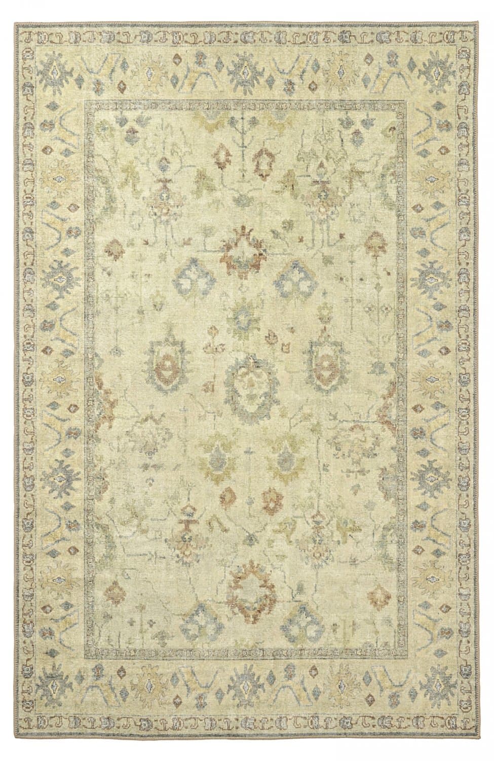 Flatvävd matta - Linaar (cream) (Storlek: 190 x 280 cm)