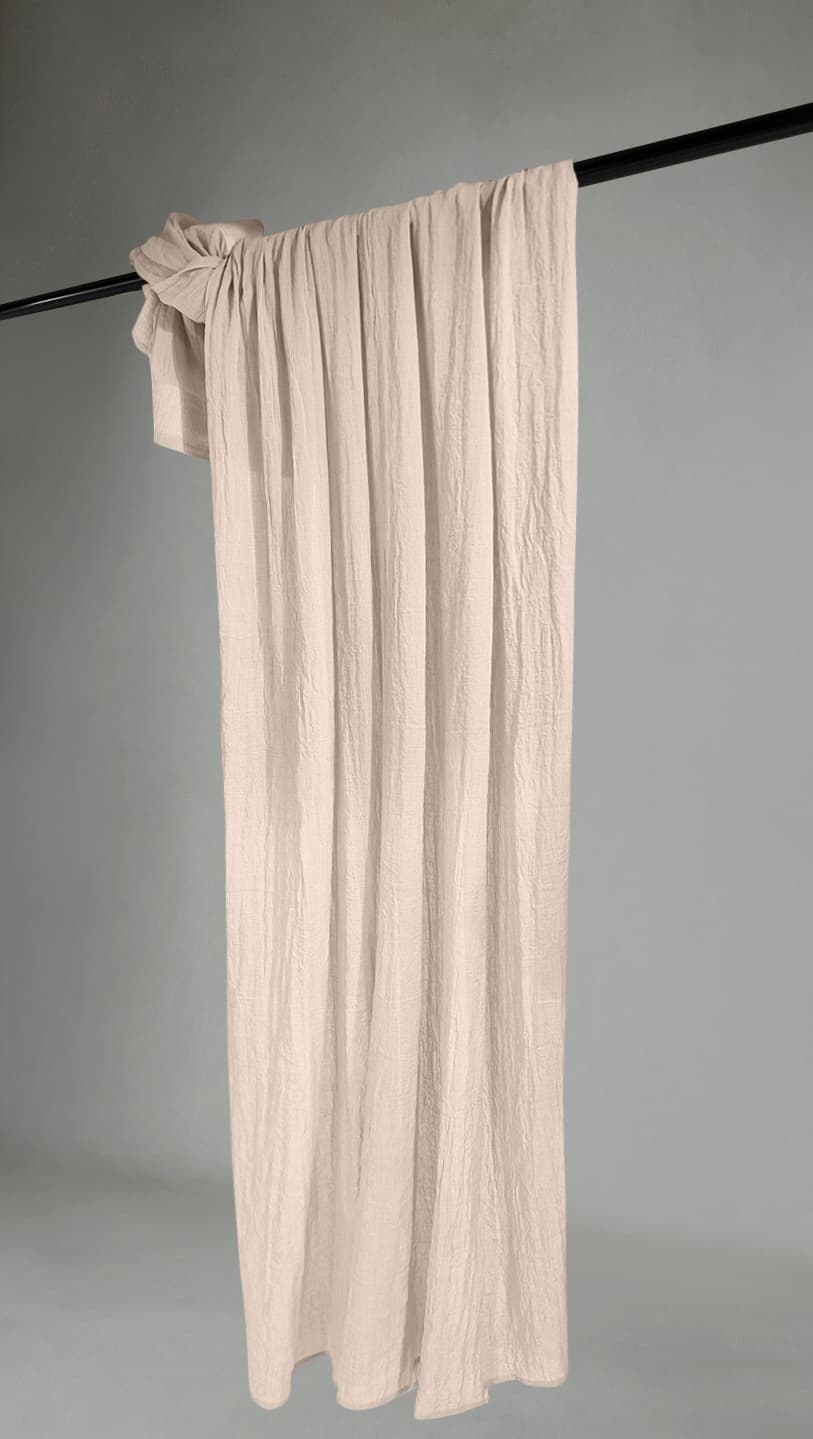Gardiner - Spetsgardin Hilma (ljusbeige) (Storlek: 140 x 220 cm)