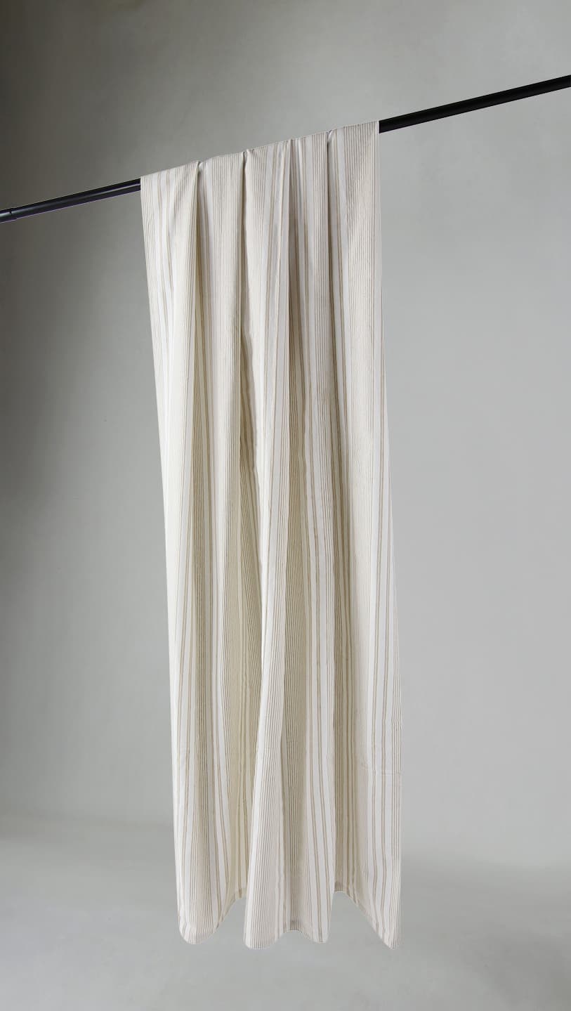 Bomullsgardin - Augustina (offwhite) (Storlek: 140 x 300 cm)