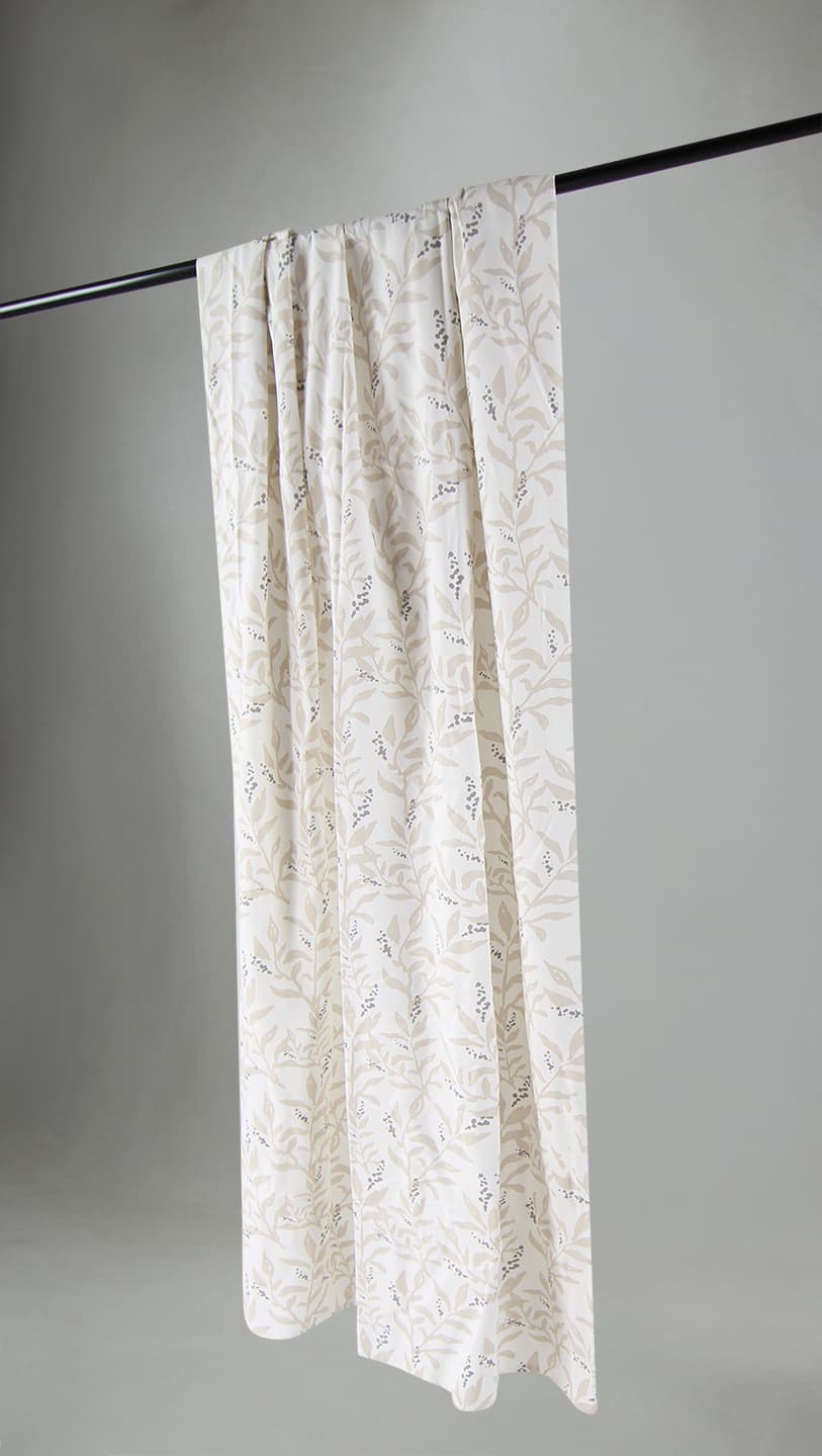 Gardiner - Bomullsgardin Katri (beige) (Storlek: 140 x 300)