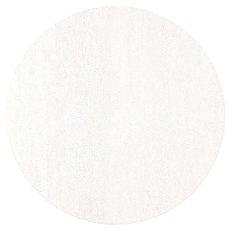 Rund matta - Hamilton (vit) (Storlek: Ø 120 cm)
