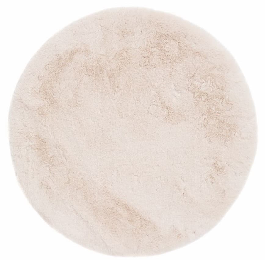 Runda mattor - Cloud Super Soft (offwhite) (Storlek: Ø 80 cm)