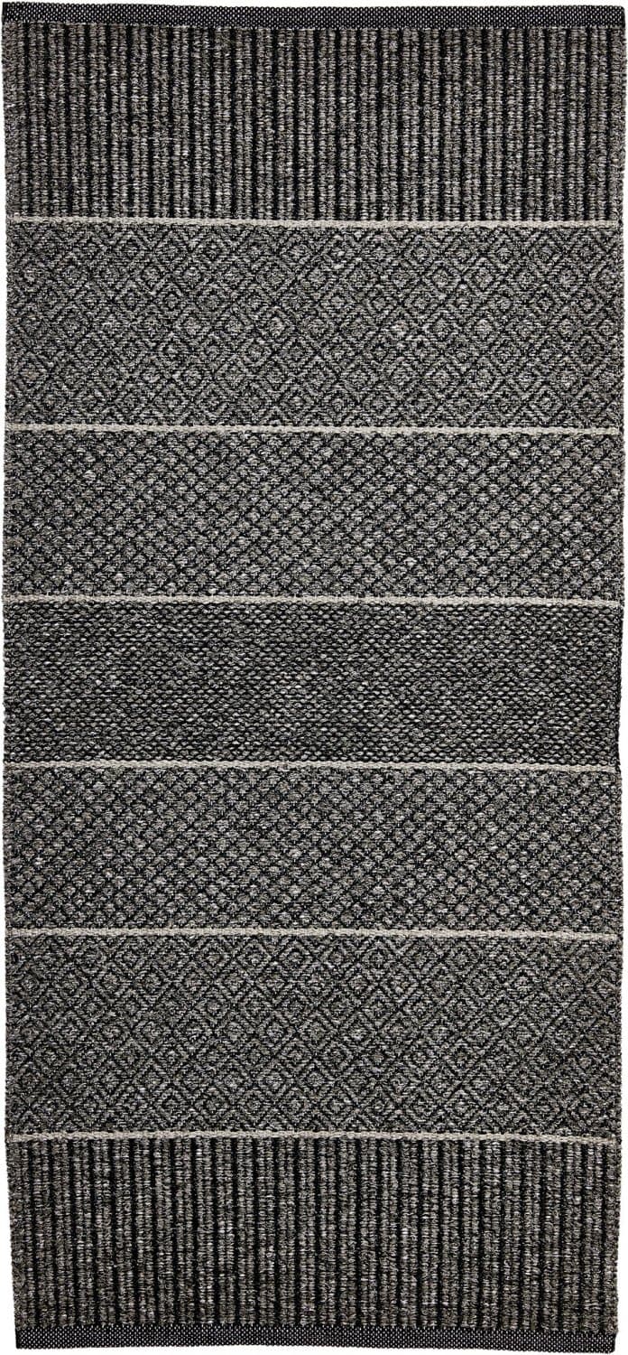 Plast- och garnmattor - Horredsmattan Alice Mix (grafit) (Storlek: 70 x 300 cm)