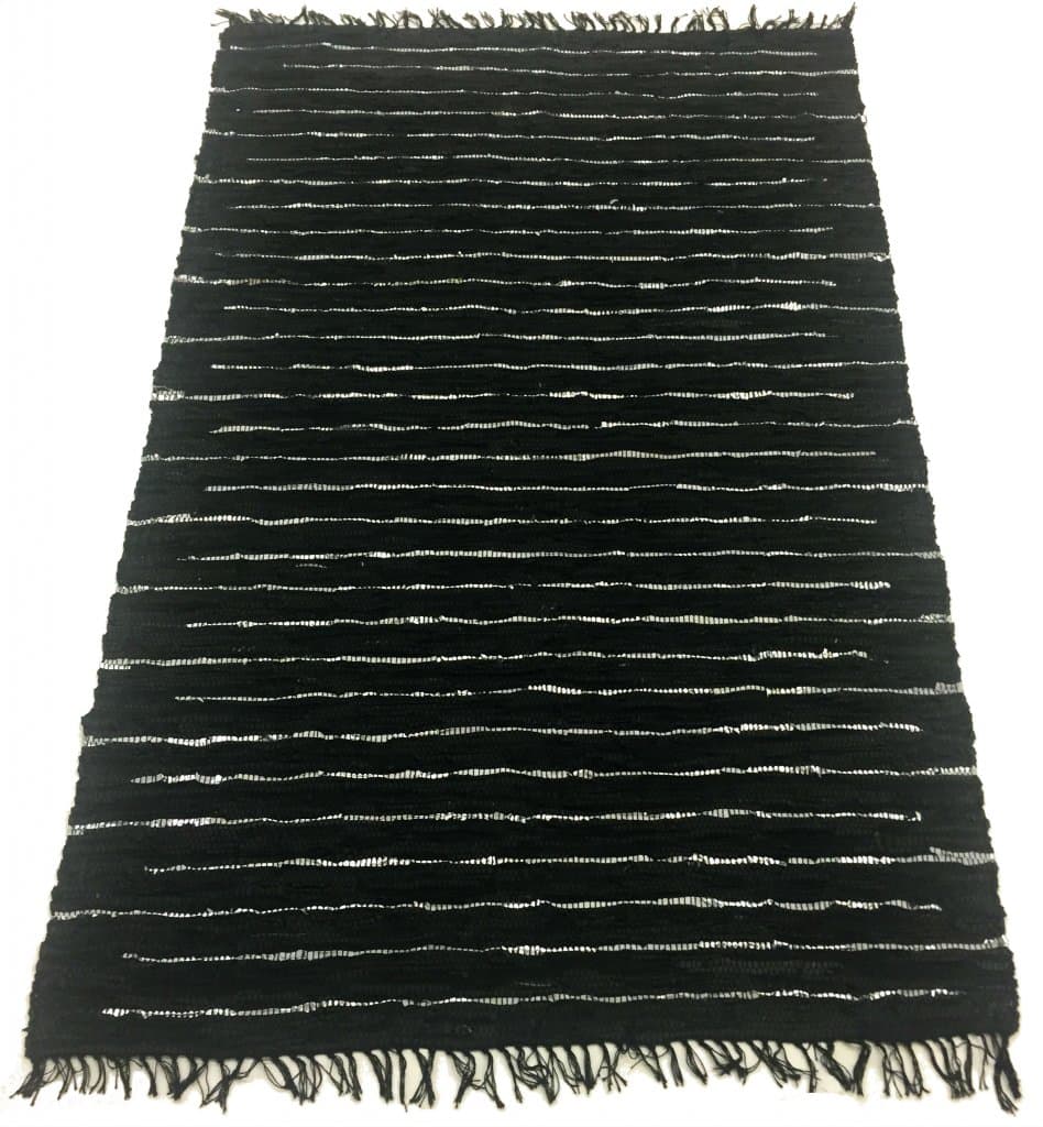 Trasmatta - Nordal Design (svart läder) (Storlek: 60 x 110 cm)