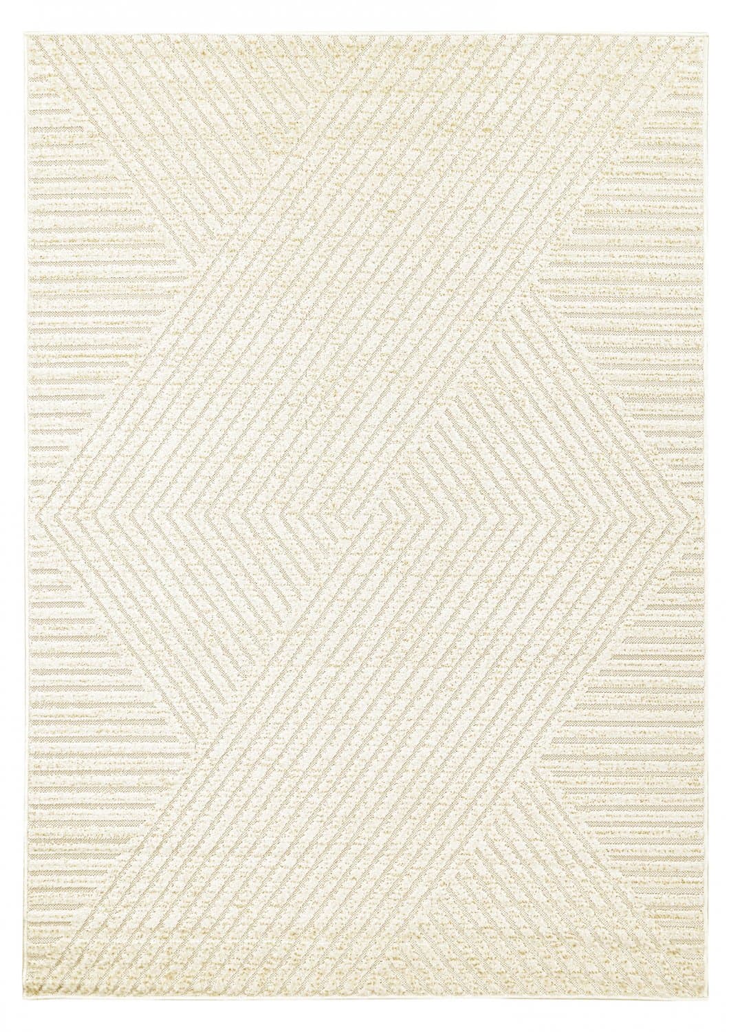 Shaggy Indoor/Outdoor - Ithaca (cream) (Storlek: 133 x 190 cm)
