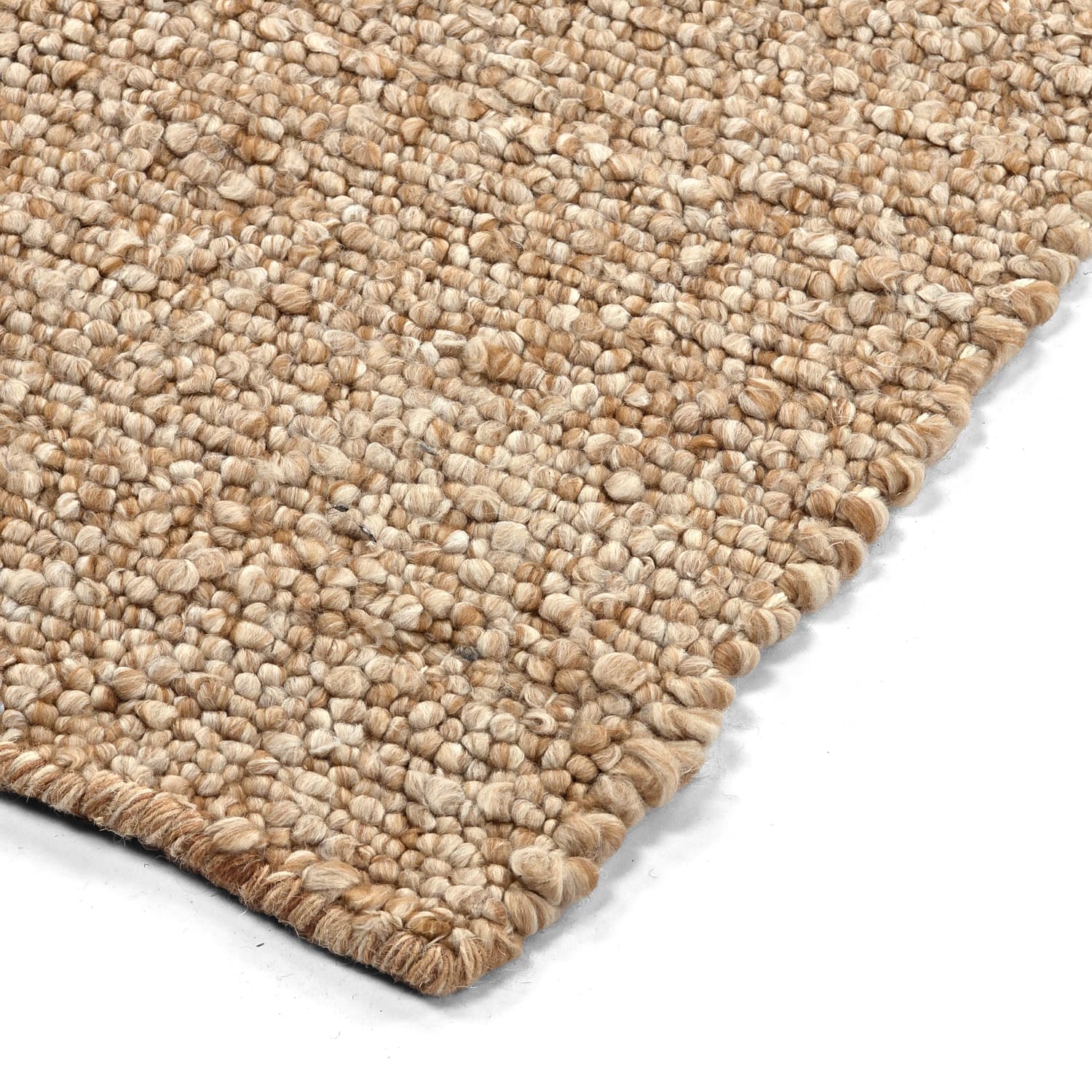 Inomhus/utomhusmatta - Milford Wool Look (beige) (Storlek: 200 x 290 cm)
