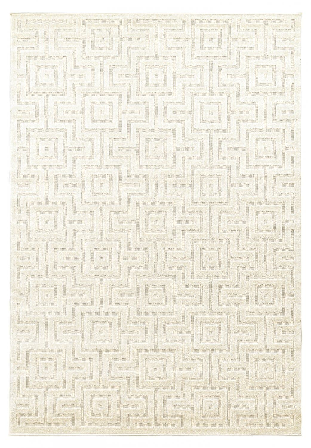Shaggy Indoor/Outdoor - Oneida (cream) (Storlek: 80 x 200 cm)