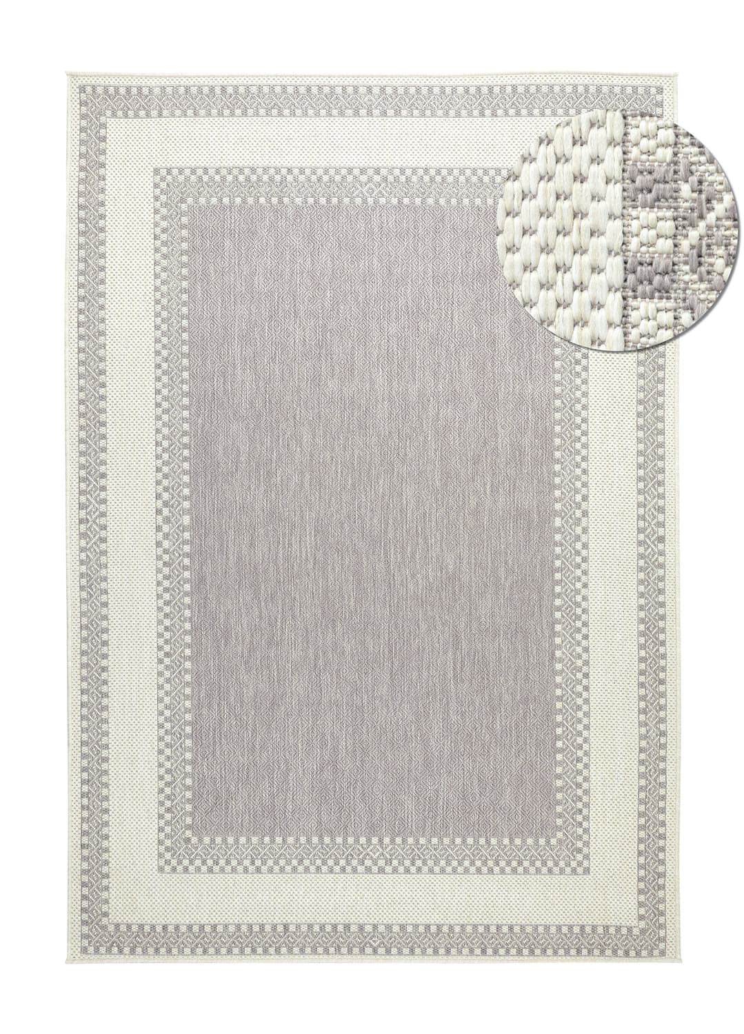 Inomhus/utomhusmatta - Sousse (taupe) (Storlek: 80 x 150 cm)