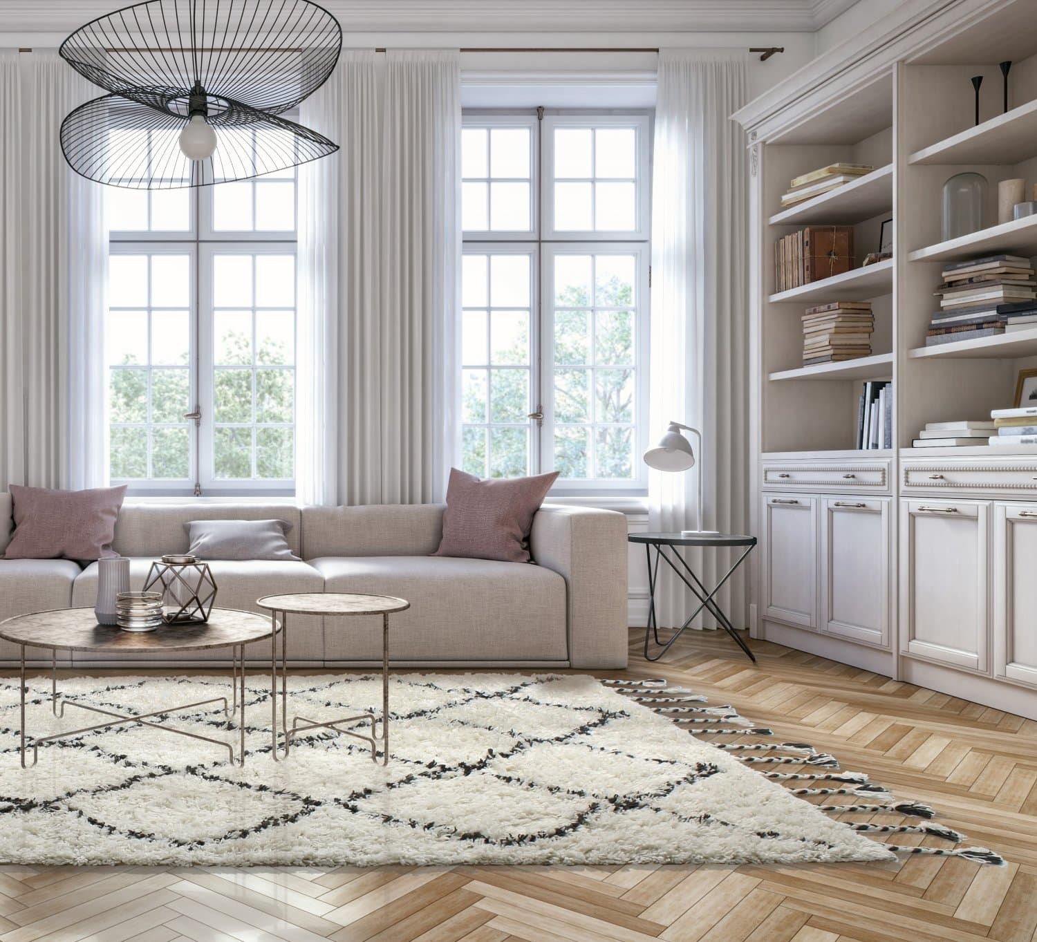 Ullmatta - Sevilla Berber (Storlek: 200 x 290 cm)