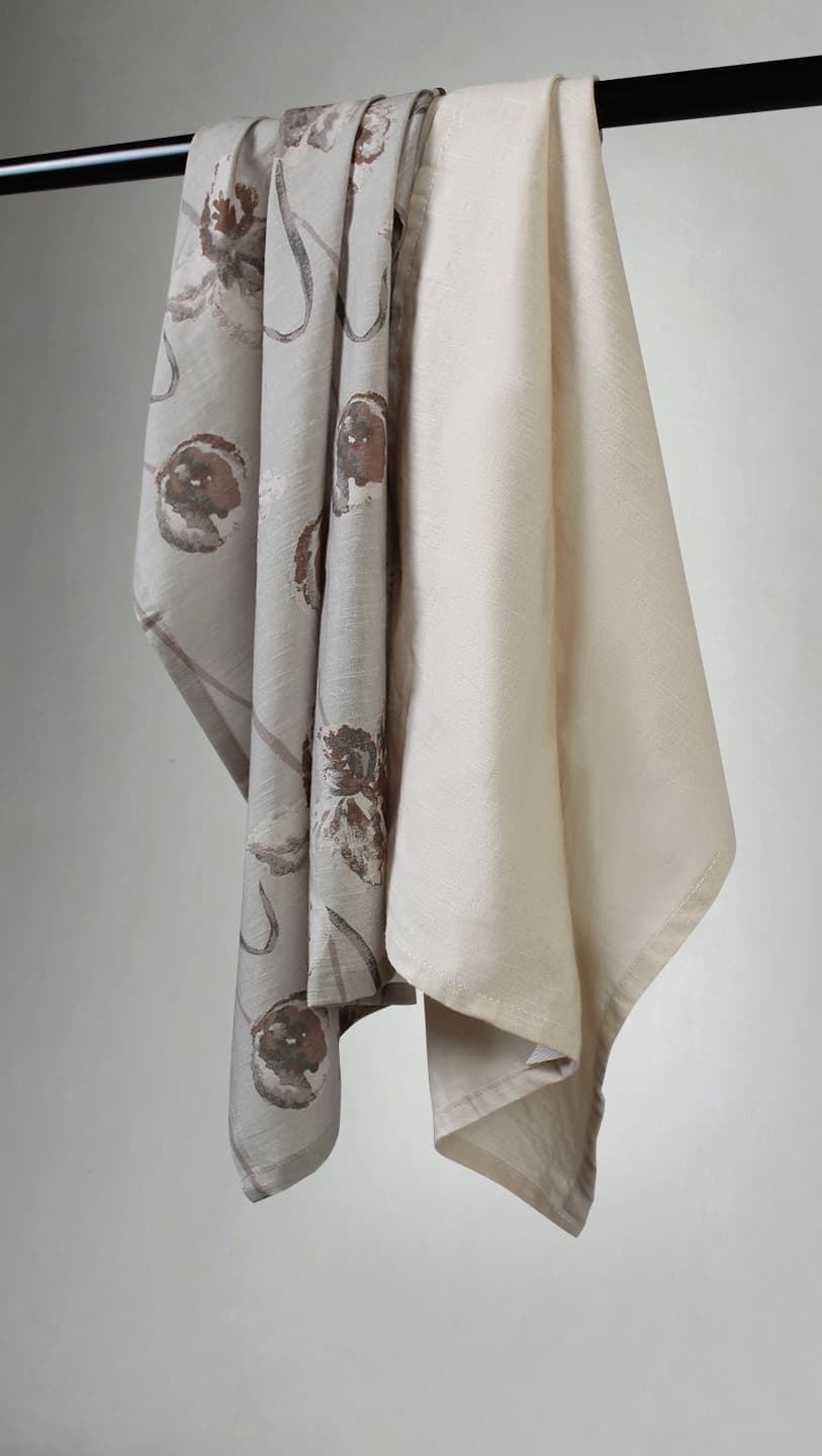 Kökshandduk 2-pack - Alegria (beige) (Storlek: 50 x 70 cm)