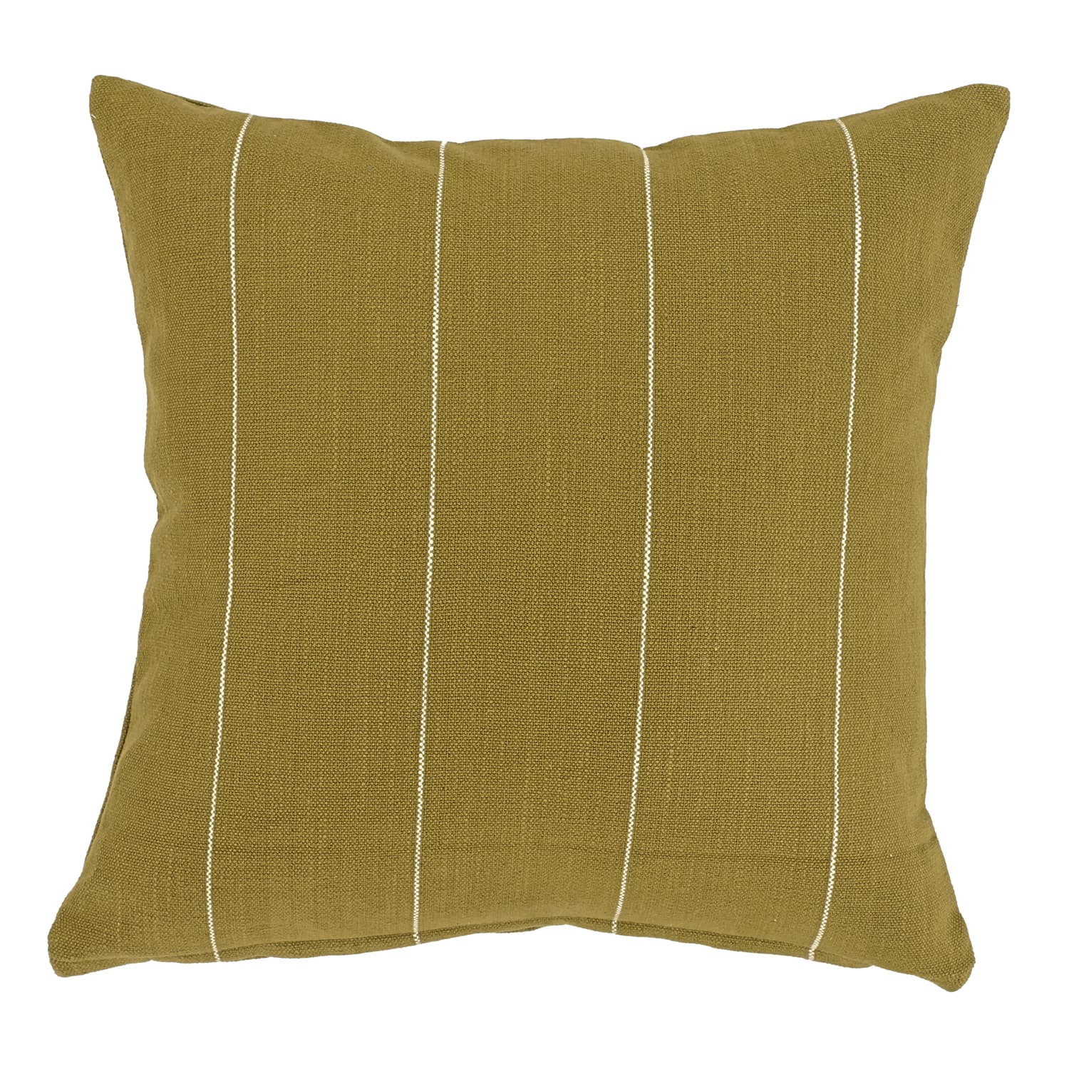 Kuddfodral - Martina Stripe (grön/vit) (Storlek: 45 x 45 cm)