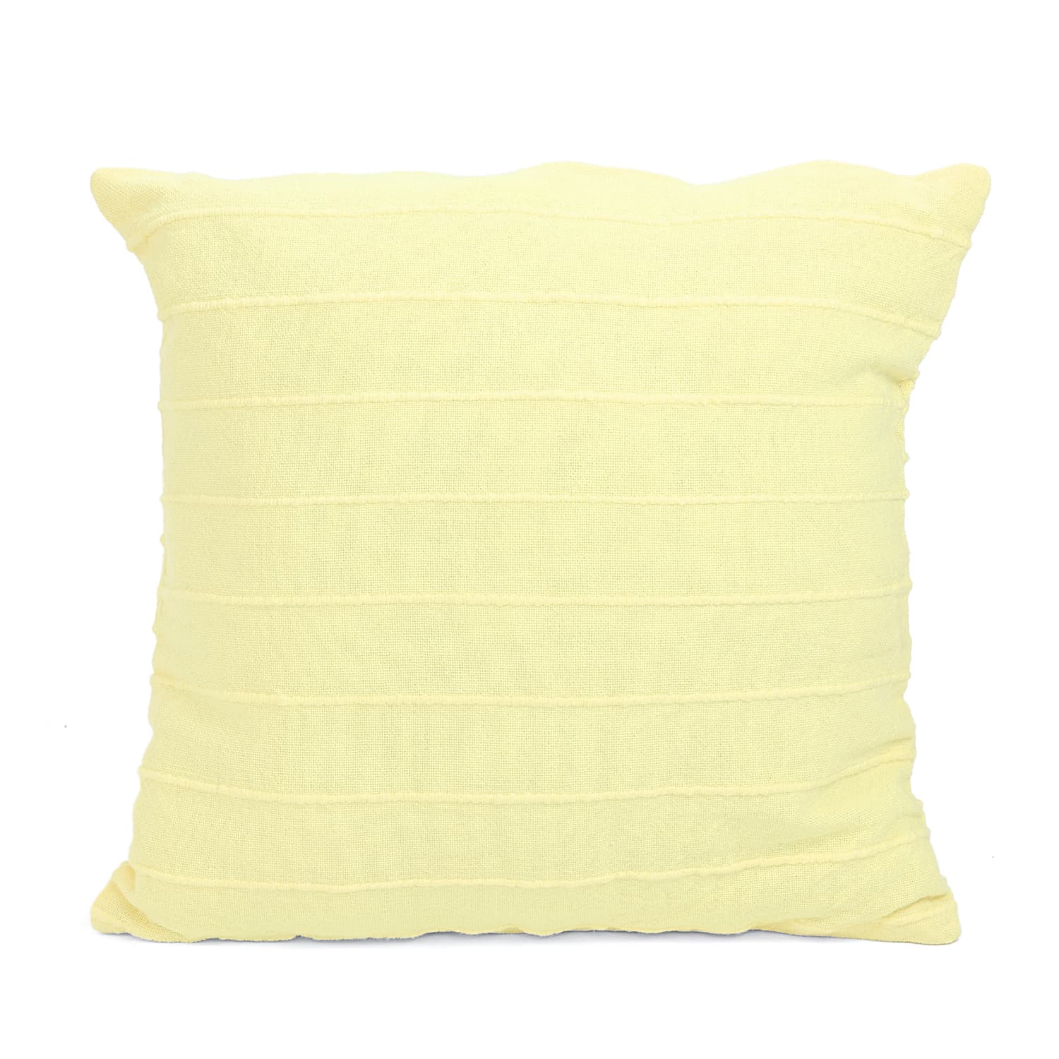 Kuddfodral - Nalani cotton cushion cover (ljusgul) (Storlek: 45 x 45 cm)