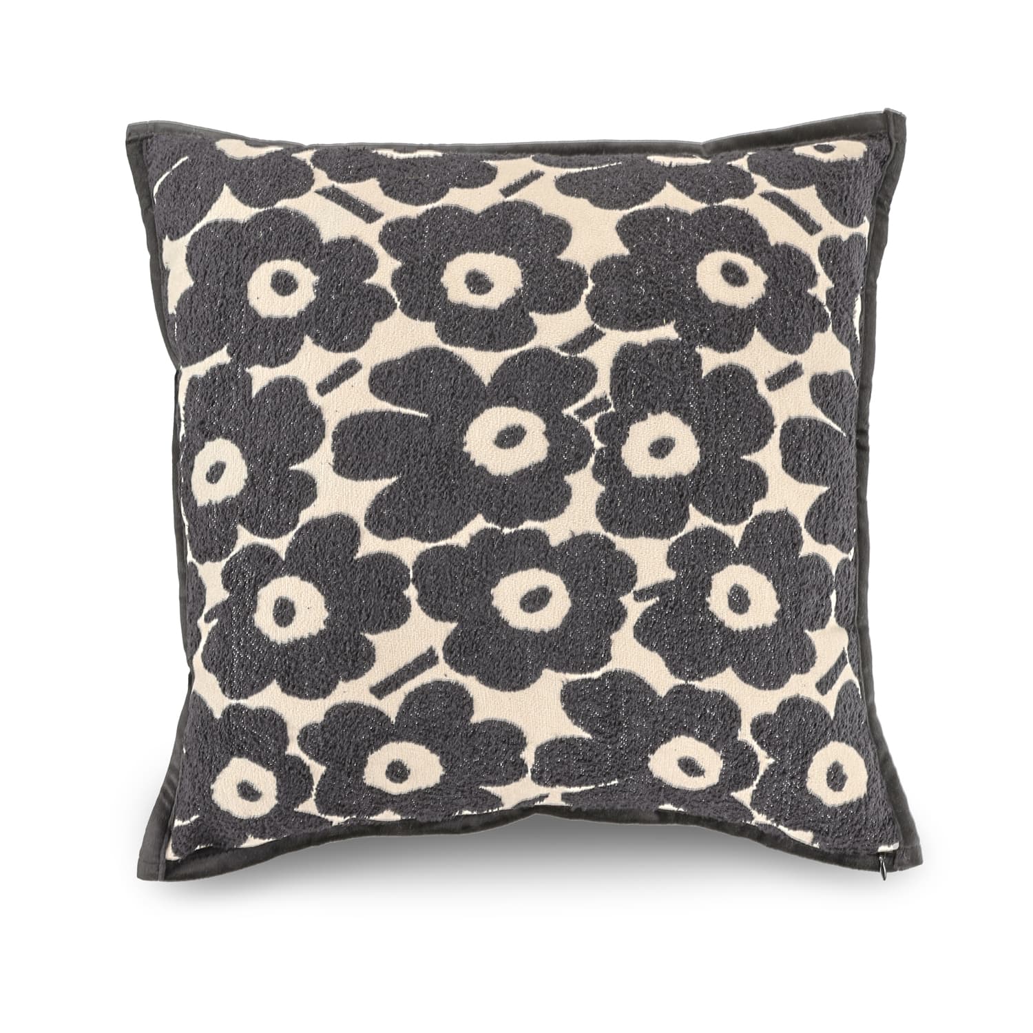 Kuddfodral - Onsala (svart/vit) (Storlek: 45 x 45 cm)