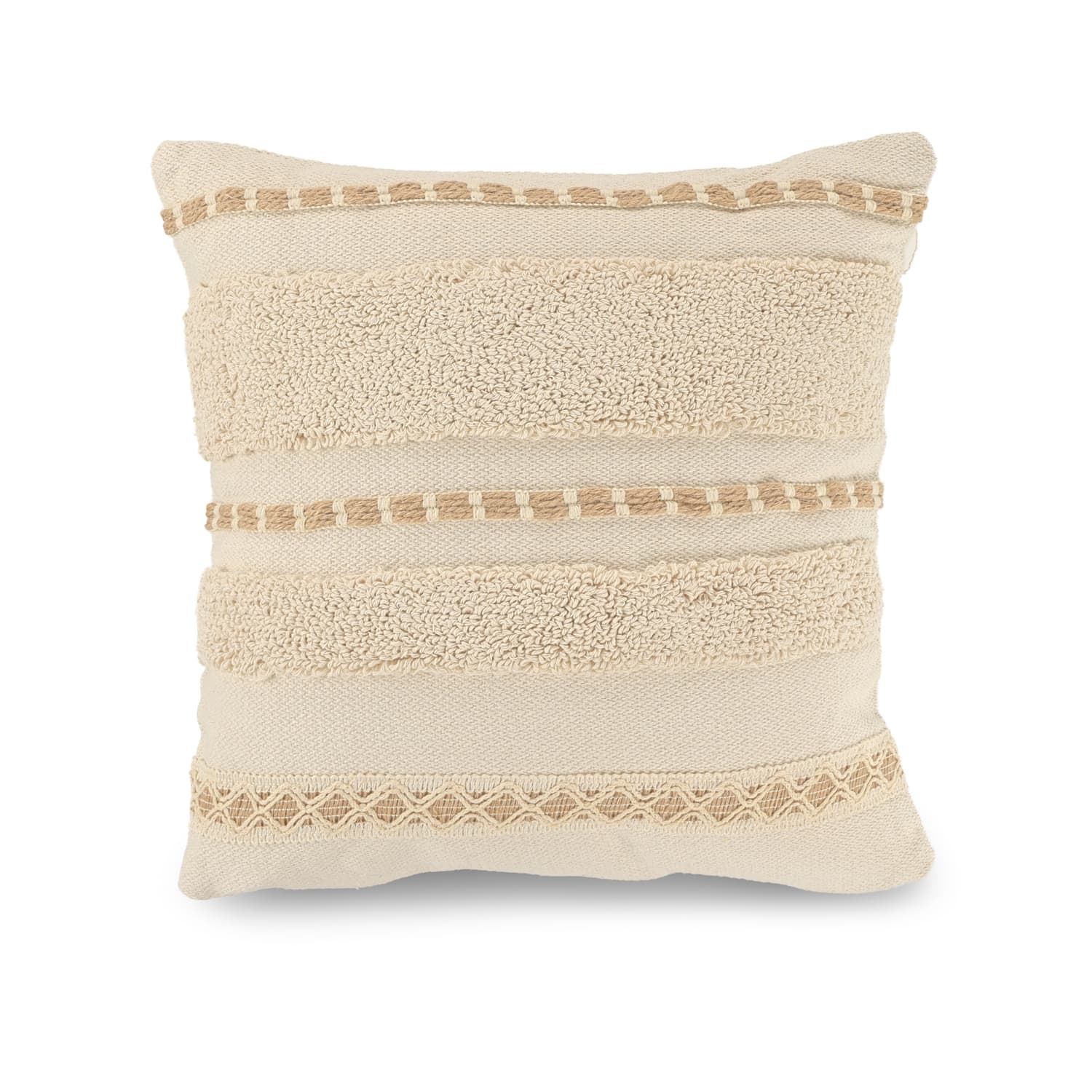 Kuddfodral - Pictou (offwhite) (Storlek: 45 x 45 cm)