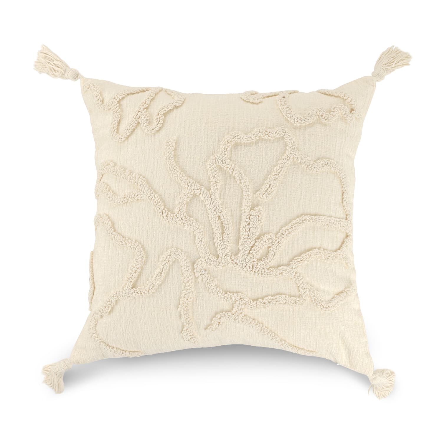 Kuddfodral - Roslyn (offwhite) (Storlek: 45 x 45 cm)