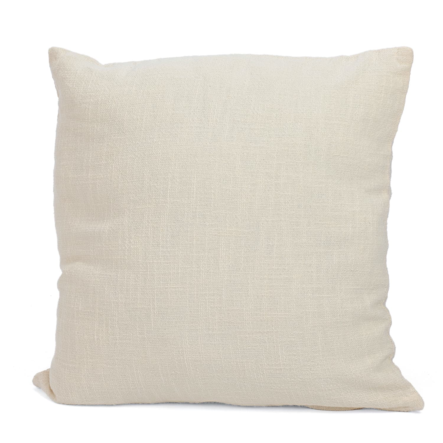 Kuddfodral - Veya cotton cushion cover (cream) (Storlek: 45 x 45 cm)