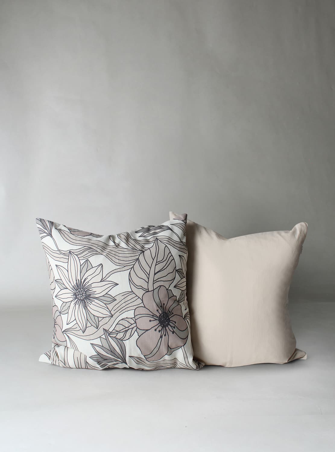 Kuddfodral 2-pack - Aurelia (beige) (Storlek: 45 x 45 cm)