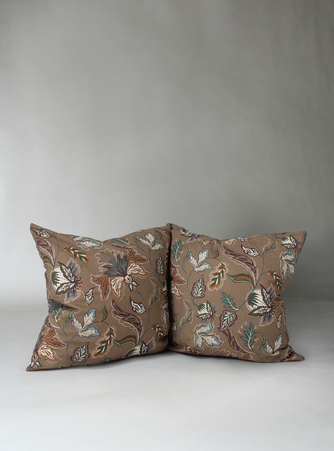 Kuddfodral 2-pack - Dagny (brun) (Storlek: 45 x 45 cm)
