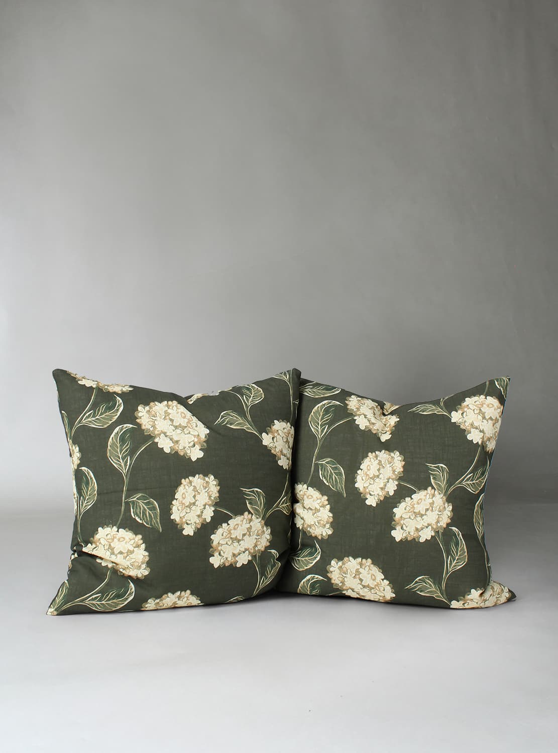 Kuddfodral 2-pack - Dorthe (grön) (Storlek: 45 x 45 cm)