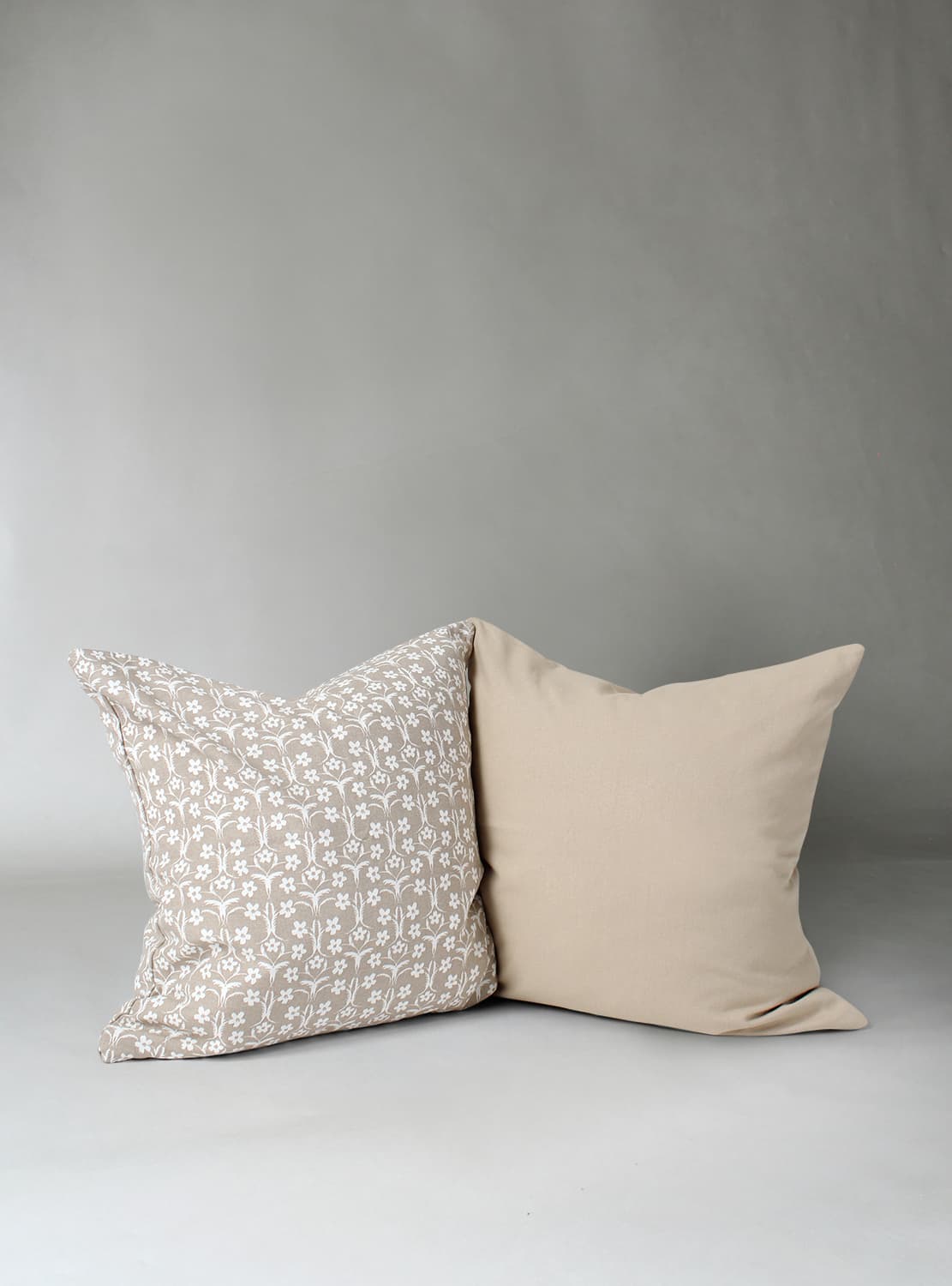 Kuddfodral 2-pack - Ella (beige) (Storlek: 45 x 45)