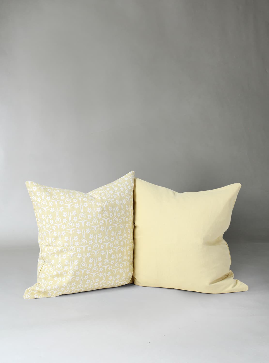 Kuddfodral 2-pack - Ella (gul) (Storlek: 45 x 45)
