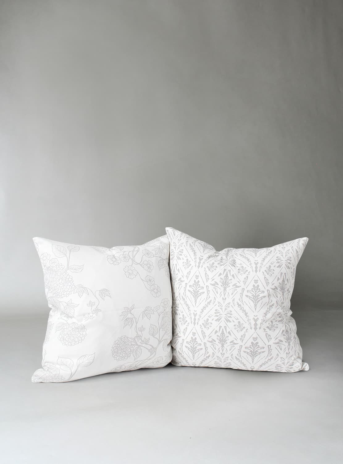 Kuddfodral 2-pack - Helmi (grå) (Storlek: 45 x 45)