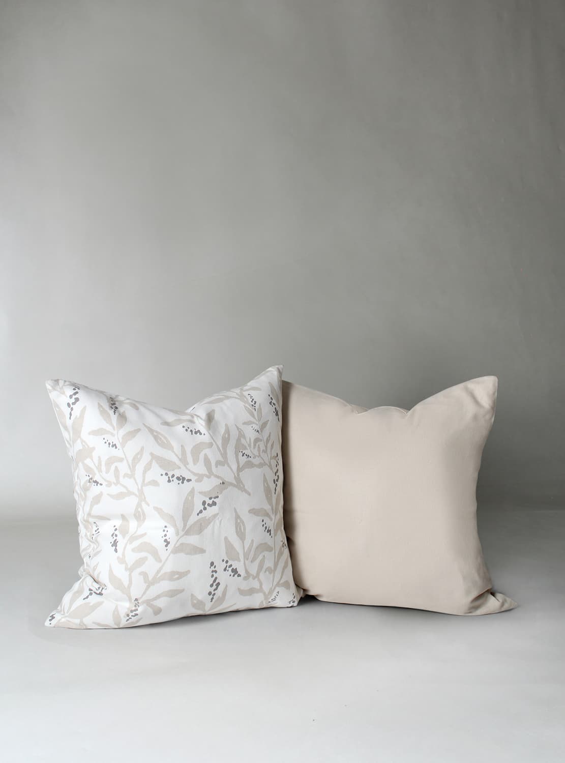 Kuddfodral 2-pack - Katri (beige) (Storlek: 45 x 45)