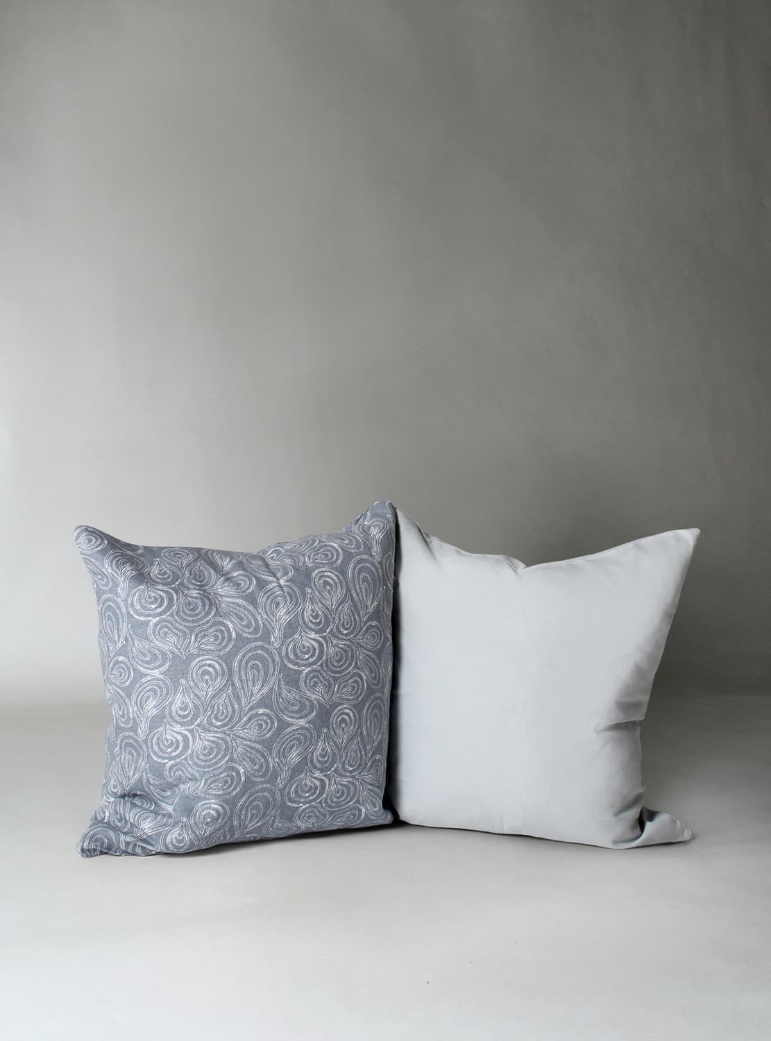 Kuddfodral 2-pack - Merja (blå) (Storlek: 45 x 45)