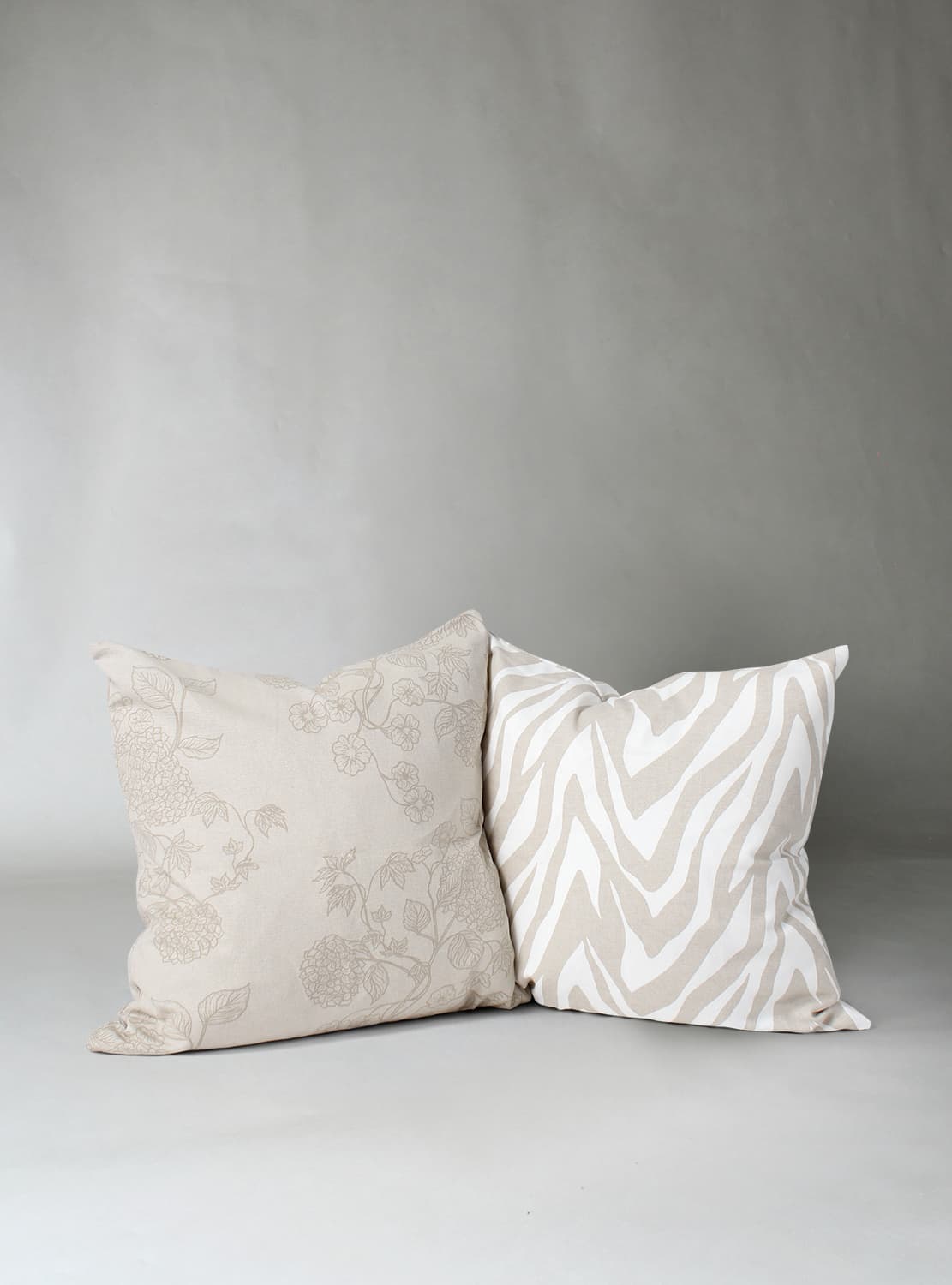 Kuddfodral 2-pack - Minna (beige) (Storlek: 45 x 45)