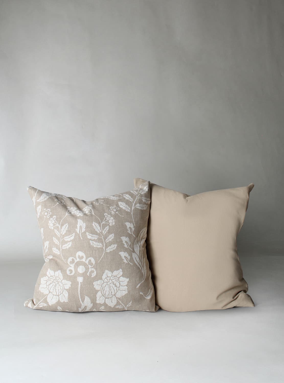 Kuddfodral 2-pack - Onni (beige) (Storlek: 45 x 45)