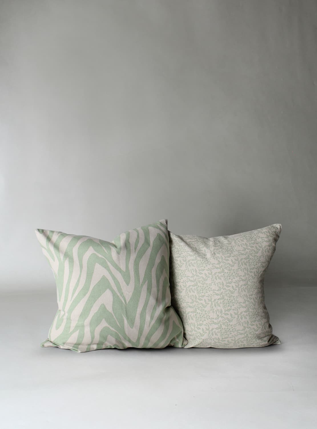 Kuddfodral 2-pack - Onni (grön) (Storlek: 45 x 45)