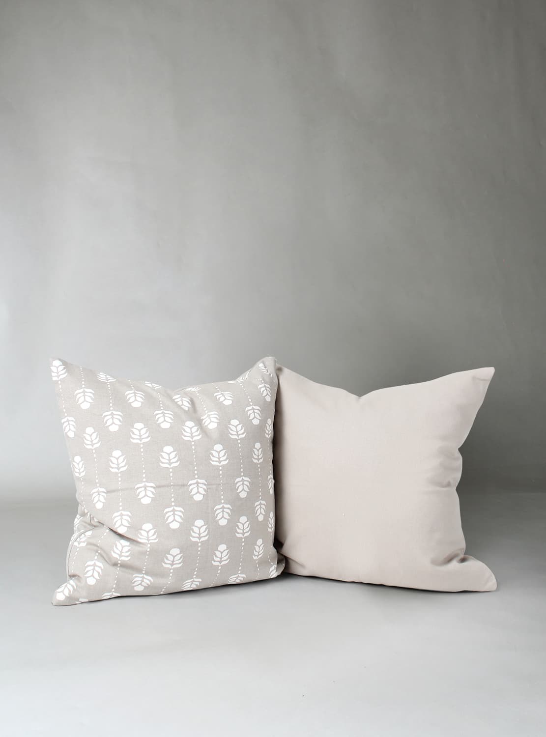 Kuddfodral 2-pack - Sari (beige) (Storlek: 45 x 45)