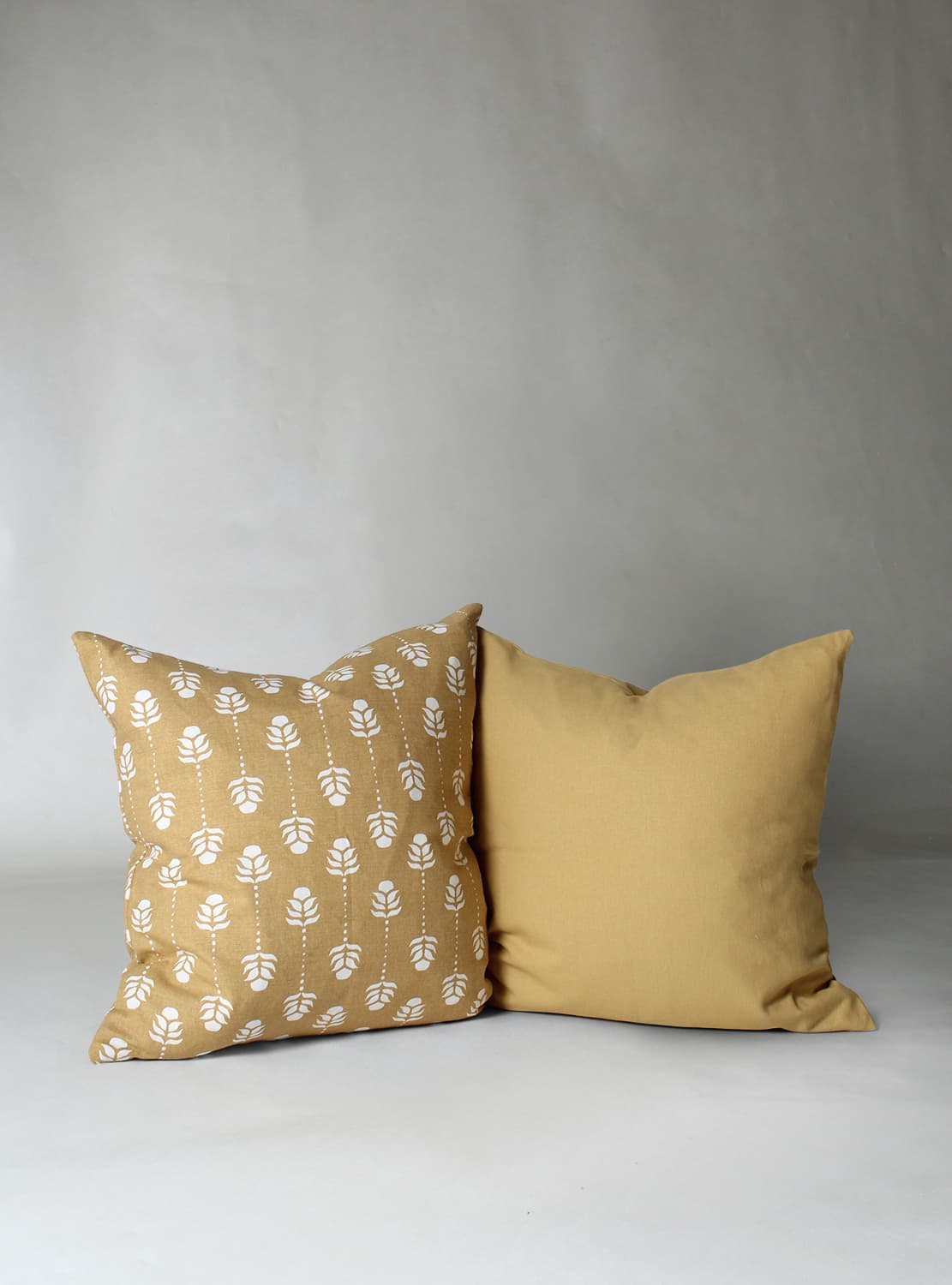 Kuddfodral 2-pack - Sari (gul) (Storlek: 45 x 45)