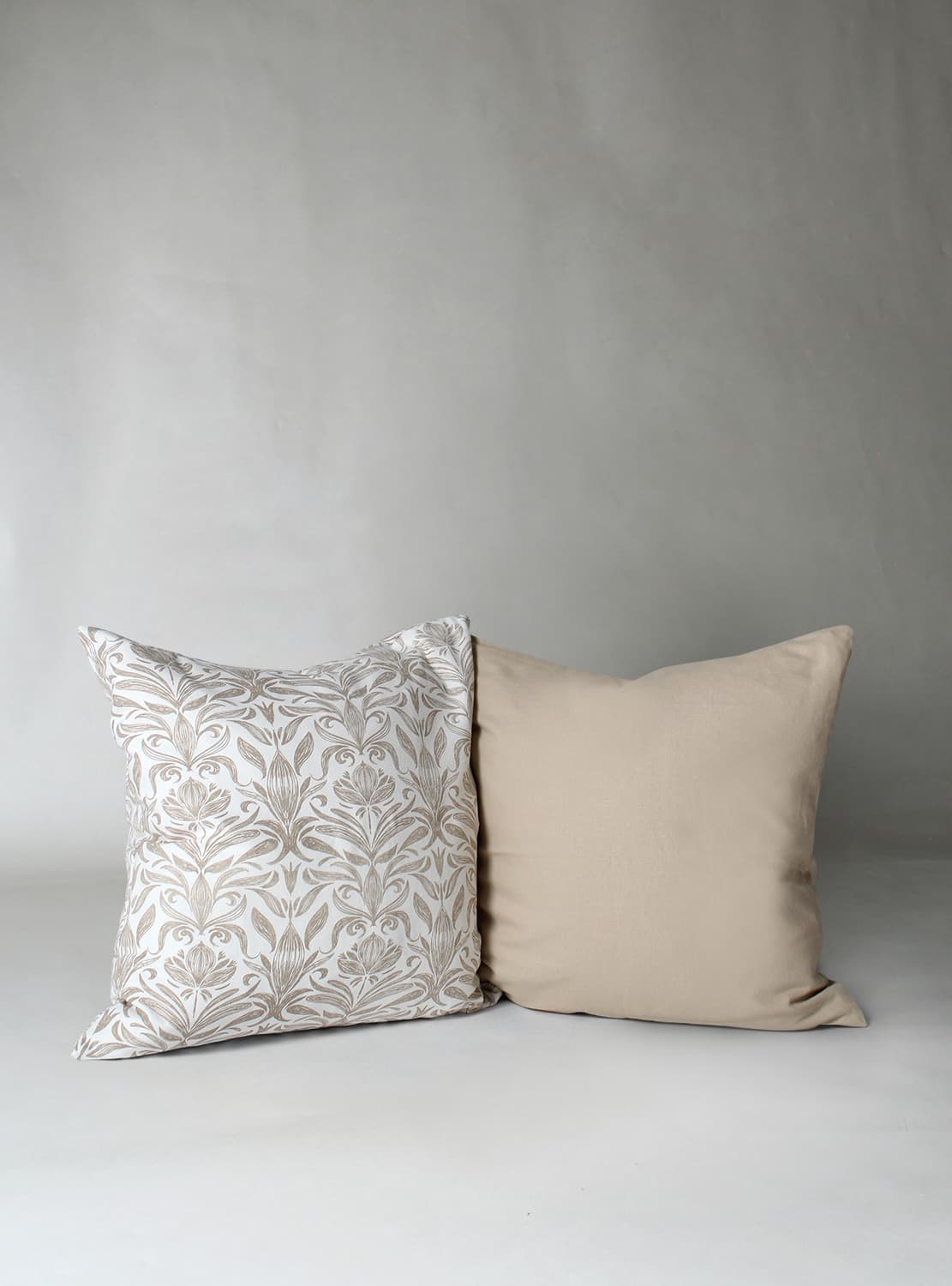 Kuddfodral 2-pack - Viola (beige) (Storlek: 45 x 45)