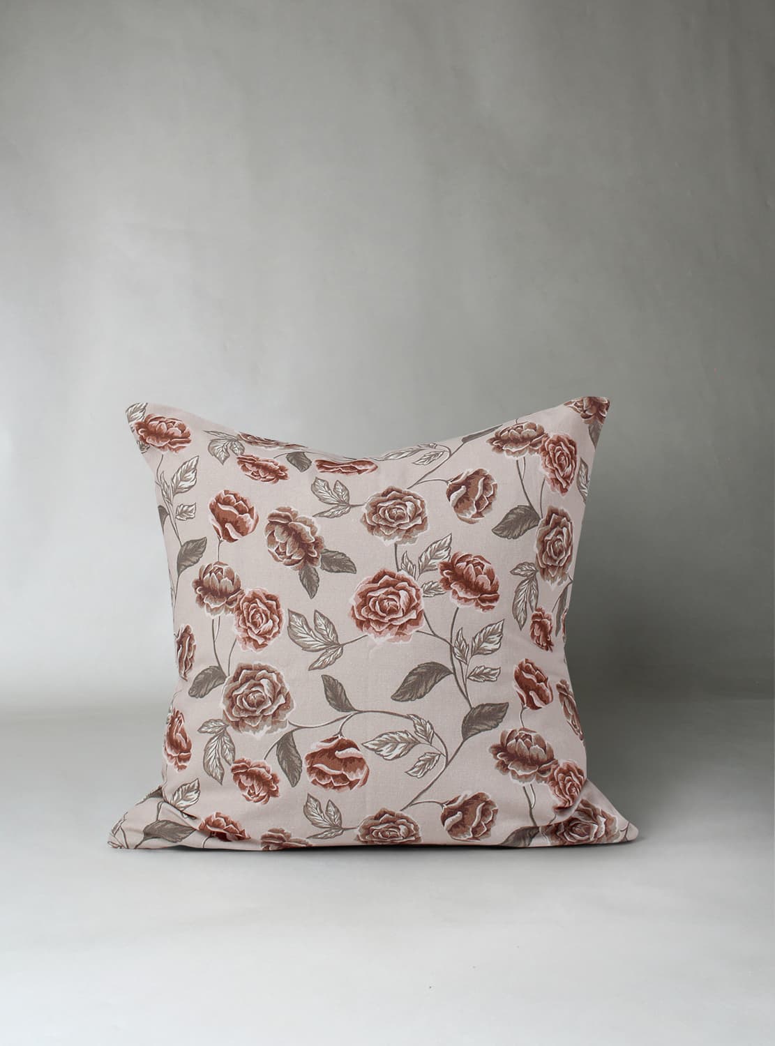 Kuddfodral - Wreath (rosa) (Storlek: 45 x 45 cm)