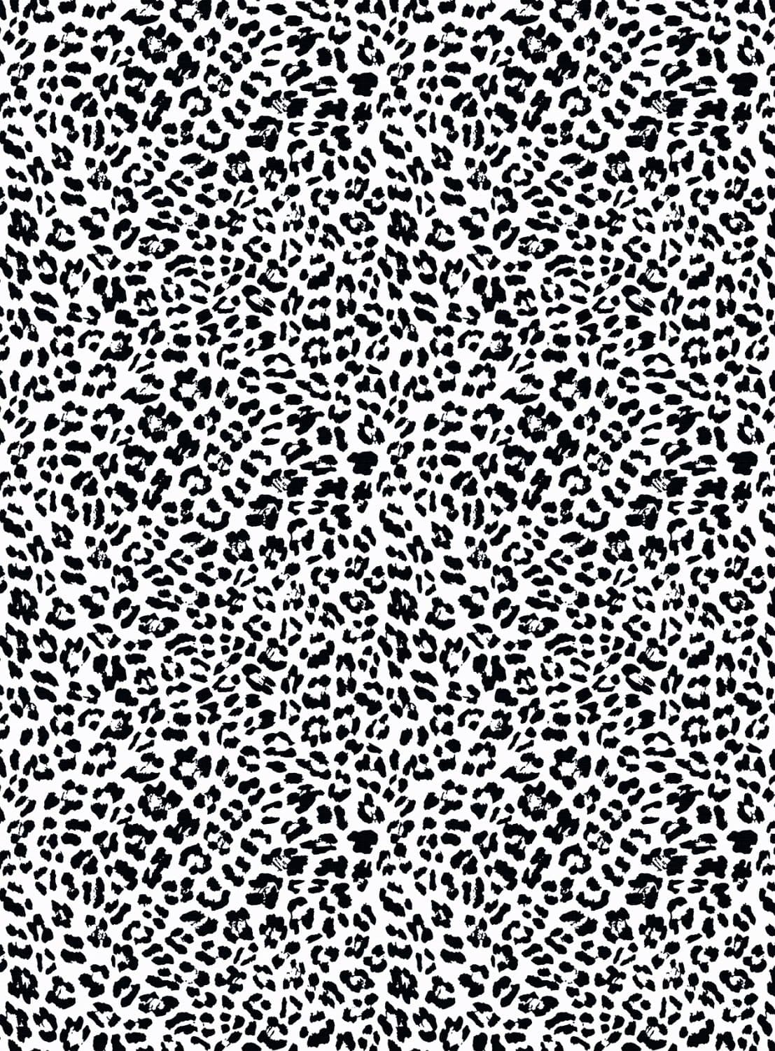 Wiltonmatta - Leopard (svart/vit) (Storlek: 200 x 280 cm)
