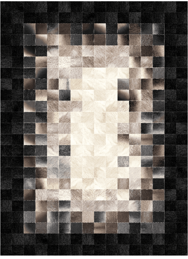 Wiltonmatta - Livada (svart/multi) (Storlek: 200 x 280 cm)