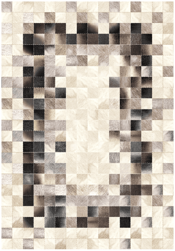 Wiltonmatta - Livada (vit/multi) (Storlek: 200 x 280 cm)