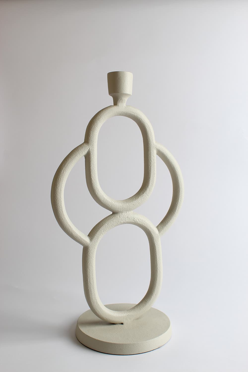 Ljusstake - Iza (offwhite) (Storlek: 19 x 35 cm)