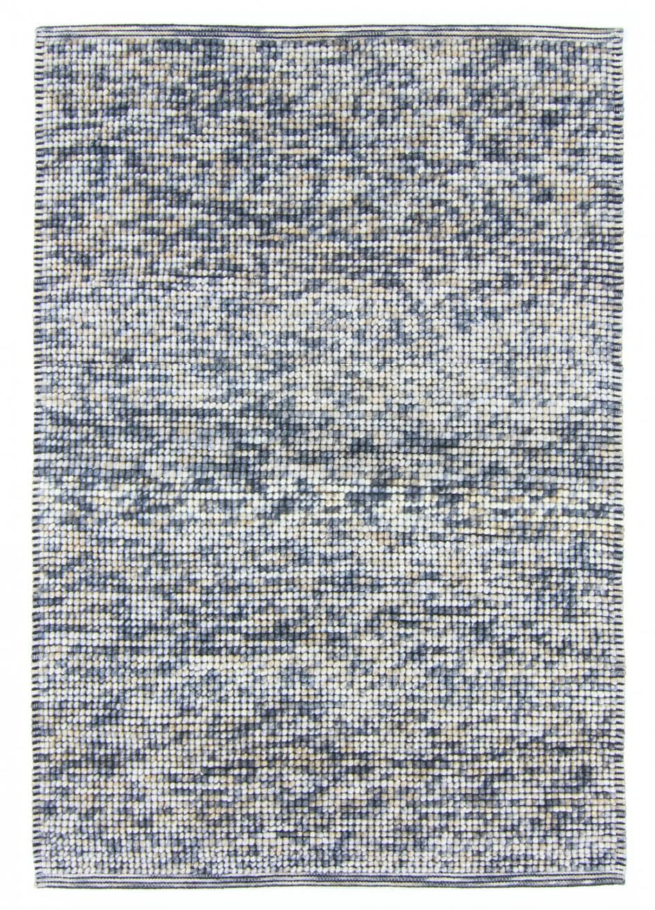 Ullmatta - Luna (blå) (Storlek: 200 x 300 cm)