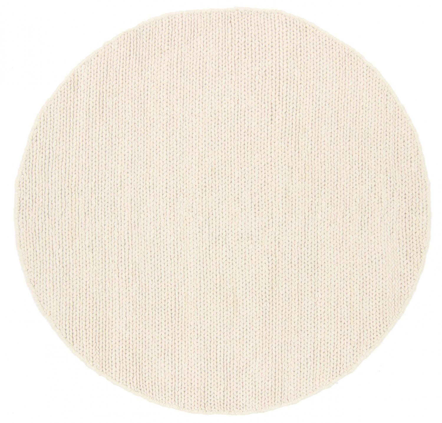 Rund matta - Lynmouth (cream) (Storlek: Ø 240 cm)