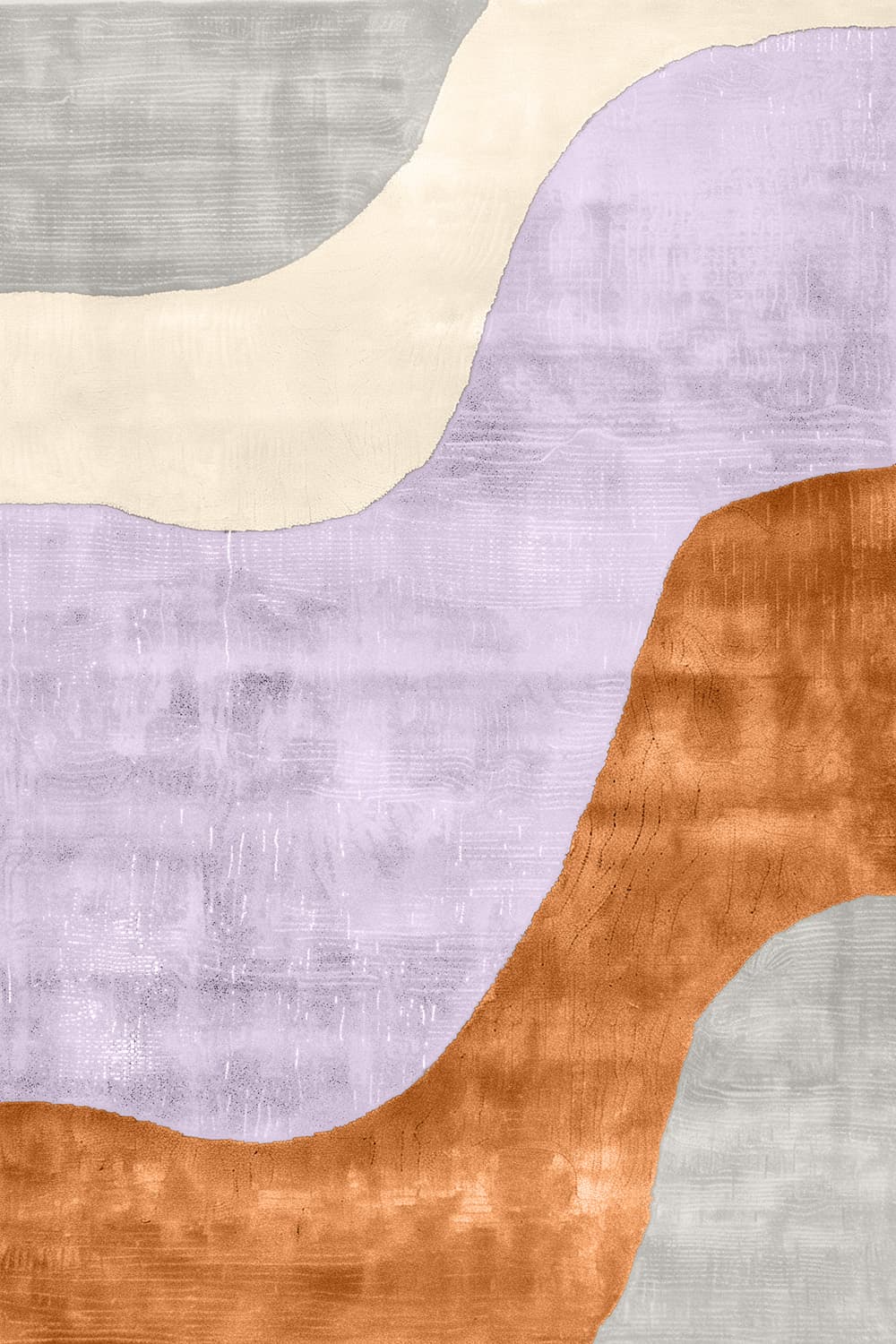 Wiltonmatta - Barcelona (lavendel) (Storlek: 200 x 280 cm)